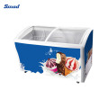 298L Sliding Glass Door Ice Cream Display Chest Freezer